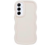 Para Samsung Galaxy A15 4G / 5G Case Wave Frame Funda de teléfono TPU a prueba de golpes Blanco