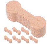 Accesorios del paquete de conectores de vía de 8 piezas Piezas de conector de adaptador de vía de tren de madera