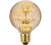 Lertenys Bombilla Led Vintage RGB Fuegos Artificiales Bombilla Edison 3W 220/240V E27 Bombilla Decorativa (G80) [Clase energética G]
