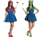Disfraz de Halloween para mujer Anime Cosplay Dress _au verde M