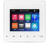 Unbrand Amplificador de pared Bluetooth con pantalla de 2,8", altavoz estéreo de techo de 2 x 15 W, radio FM, salida de video 720P C