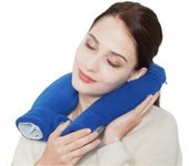 Augro Bolsas de agua caliente, bolsa de agua caliente bolsas calentadoras en forma de U Cubierta extraíble portátil Hombro