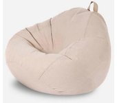 Nuevo extra grande Bean Bag Sillas Sofá Sofá Cubierta interior Tumbona perezosa para adultos Niños Hotsale! blanco cremoso B