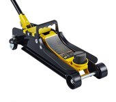 Vevor Gato de piso, gato de piso de perfil bajo de 2.5 toneladas, gato de piso de carreras de acero con bomba de elevación de pistón simple, rango ...