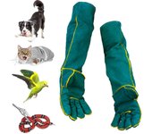 Guantes resistentes a las mordeduras para el manejo de animales, 60 cm/24 pulgadas Guantes de soldadura para jardinería, adiestramiento de perros, ...