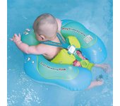 El flotador inflable de natación para bebés de natación libre ayuda al bebé a aprender a patear y nadar para la edad de 3 a 7 meses (verde, S) xi L
