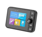 Receptor de radio Dab en el adaptador de transmisión de señal digital de sonido estéreo del automóvil dab + antena compatible con bluetooth mp3 fm ...