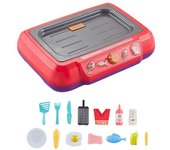Juguete de caja de cocina gourmet con juego de cocina que cambia de color WG