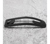 Accesorios universales para el casco de esquí Gafas para el casco Cinturón Clip para gafas Hebilla de cinturón negro