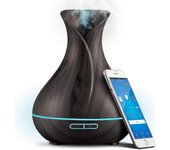 TCGG-Smart Wifi Aceite Esencial Inalámbrico Aromaterapia 400ml Difusor ultrasónico y humidificador con Alexa y Google Home Phon