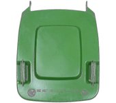Tapa de repuesto para cubo de basura de plástico de 240 l, tapa grande para residuos sanitarios