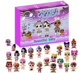 Calendario de Adviento de Navidad 2024 Juguete del mundo animal para niños Muñeca Nuevo regalo de cuenta regresiva de Navidad