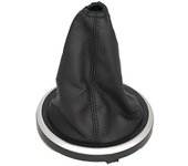 Para FIESTA MK6 2002 - 2008 CONNECT MT Negro Coche Palanca de cambios Palanca de cambios Manija Cabeza de pomo de cambio 2S6R7217 Plata Negra
