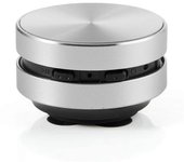 Altavoz de conducción ósea compatible portátil Sonido estéreo, altavoz Bluetooth (negro) Plata
