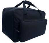 Bolso de almacenamiento portátil de gran capacidad de la máquina de coser de viaje Negro