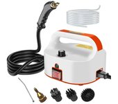 Limpiador de vapor portátil de 2500 vatios Vaporizador de alta temperatura para limpiar muebles, cocina, baño, lechada y azulejos Us Plug