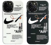 Para Iphone 11 Nike Frosted Phone Case-negro