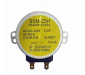 Motor de bandeja de motor síncrono de horno de microondas SSM-23H 6549W1S018A para el accesorio de piezas del horno de microondas lg