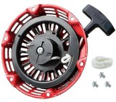 Conjunto de arranque por tracción para GX200 GX160 5.5 6.5HP Motor con trinquete de varilla curva 28400-Z4M-306ZB 27400-Z1