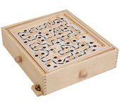 Laberinto de madera Juego Equilibrio Mantener el grupo de escritorio Jugar clásico Juego de rompecabezas Juguete para niños y adultos Large