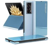 Funda de teléfono Mirror Surface para Honor Magic V2 5G PC View Window Flip Phone Cover con soporte Multicolor Style D