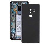 Para la cubierta trasera de la batería del Galaxy S9+ con la lente de la cámara Negro