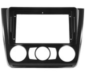 Adaptador de audio del marco del DVD del coche Kits de molduras del salpicadero del salpicadero Panel de la fachada de 9 pulgadas para la serie 1 E...