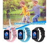 Reloj inteligente para niños 4G Rastreador de ubicación GPS SOS Reloj inteligente para niños Rosa