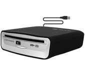 Reproductor de CD universal externo para automóvil - Reproductor de CD portátil, se conecta al puerto USB del automóvil, computadora portátil, TV, ...