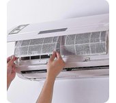 Cuttable Anti-dust Air Conditioner Filter Papers Net Cleaning Purification Air Conditioner Parts Air Purifier Dust Filter