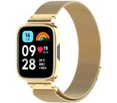 Para Xiaomi Redmi Watch 3 Active / Watch 3 Lite Correa milanesa de acero inoxidable Reemplace la muñequera con Oro Style C Xiaomi Redmi Watch 3 A