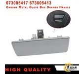 Para Maserati Quattroporte 2013-2022 Ghibli 2014-2022 Tirador de cajón de guantera de metal cromado 673005417 673005413 673005414