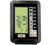Monitor de bicicleta estática Computadora de bicicleta de aire Velocímetro de bicicleta Odómetro para datos de ejercicio Pantalla del entrenador co...