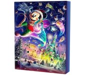 Calendario de Adviento de Disney de alta calidad de 24 piezas Lilo & Stitch Kid Juguetes de Navidad Regalo de Navidad de Mickey Mouse un