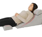 Almohada de cuña de cama Almohada de cuña de espuma viscoelástica para dormir-w Gris style 2