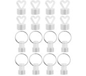 Peso del globo de 16PCS para helio, pesos del globo, pesos del globo para globos de helio, juego de plástico para boda, cumpleaños Como se muestra