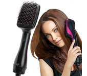Cepillos eléctricos para el cabello Hot Air Comb Styler 3 en 1 Travel Hair Dryer Comb Professional Hair Dryer One Step Hair Brush