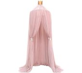 Mosquitera con dosel de cama de encaje de princesa para niños Decoración colgante de carpa de juego de cúpula redonda