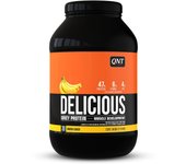 QNT Delicious Whey Protein Powder Culturismo Crecimiento de la masa muscular Plátano 908g