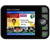Receptor DAB / DAB + para automóvil Radio digital universal Bluetooth Reproductor de música MP3 Adaptador DAB Transmisión FM con pantalla LCD Negro