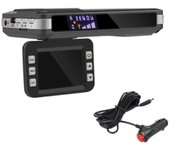 9V-24V 2 en 1 Radar para coche DVR Detector anti radar 12 idiomas Grabadora de conducción Cámara de video Tablero de detección de flujo Como se mue...