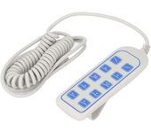 2024 Controlador de mano de silla elevadora IP66 Mando a distancia de cama elevadora Controlador de varilla de empuje eléctrico con enchufe de 8 pi...