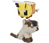 Muñeca de peluche de Minecraft de 20 cm Raro regalo de juguetes de peluche suave de abeja Abejas