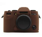 Para funda de cámara Fujifilm X-T50 Funda protectora de silicona texturizada antiarañazos - Café Multicolor Coffee