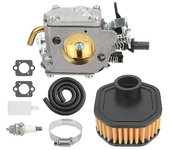 Carburador de motosierra Husqvarna 394XP Walbro WJ-70-1 OE#503281219 WJ.39