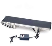 Cinta transportadora de escritorio de metal Pequeña línea de ensamblaje Transportador eléctrico AC100-240V