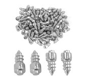 Coche, camión, moto, ATV, SUV, tacos de neumático de 9 mm, pinchos de nieve, antihielo (paquete de x) plata
