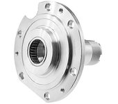 Husillo del eje de la muñón de la carcasa giratoria derecha para la patrulla Y61 3.0TD ZD30 2/00 40010-VB200 40011-VB000 Plata