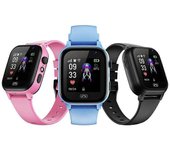 Reloj inteligente para niños GSM SIM SOS Llamar Teléfono Juego Relojes Niños Niñas Niños Regalo fQz VQR Azul