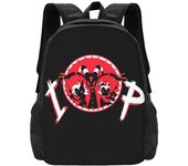 Helluva Boss Mochila,Mochila para portátil impresa en 3D Mochila ligera y casual Mochila 16.1 X 11.8 X 4.5inches